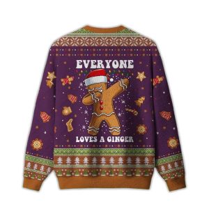 2025 Gingerbread Dabbing Dance Christmas Ugly Christmas Sweater 1 Gingerbread Dabbing Dance Christmas Ugly Christmas Sweater1