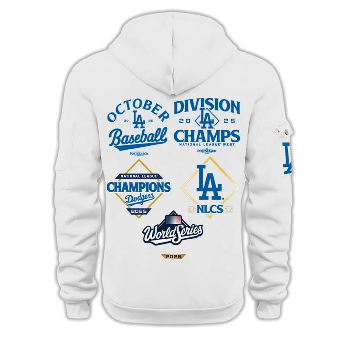 LA Dodgers World Series 2025 2D Quarter Zip Hoodie LA Dodgers World Series 2025 2D Quarter Zip Hoodie