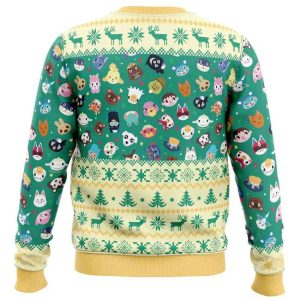 2025 Happy Animal Villagers Animal Crossing Ugly Christmas Sweater 1 Happy Animal Villagers Animal Crossing Ugly Christmas Sweater1