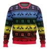 LGBT Rainbow Deer LGBT Support Ugly Christmas Sweater