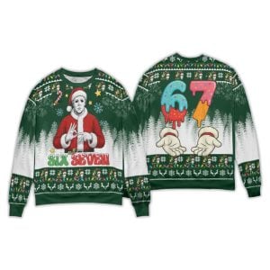 Michael Myers Six Seven Christmas Ugly Sweater1