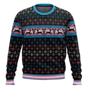 Transgender Pride Flag LGBT Support Ugly Christmas Sweater