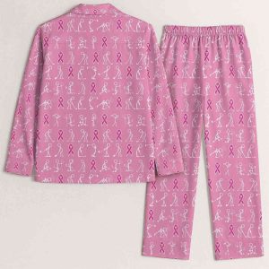 Funny Stick Figure Golfing Pajama Set1