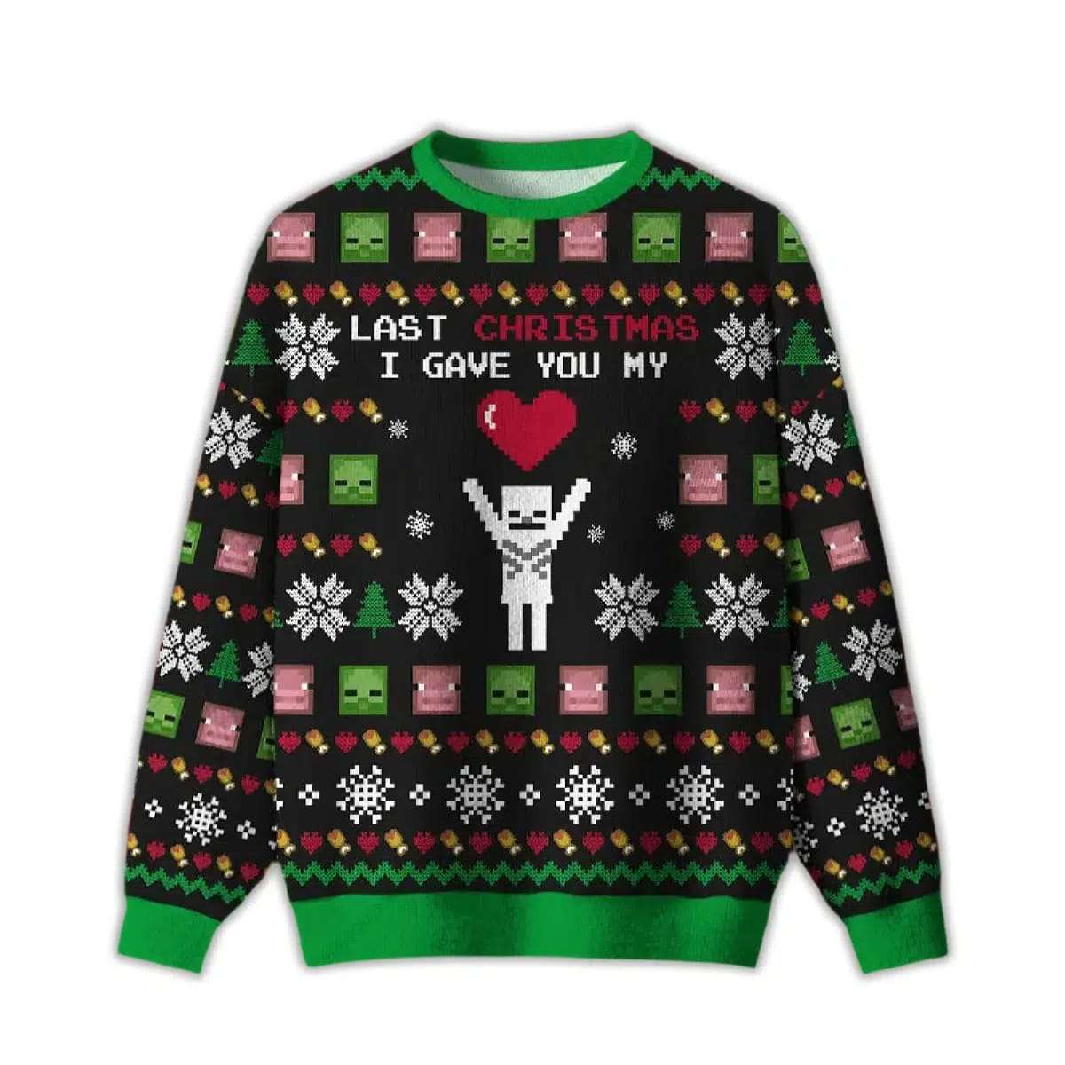 Last Christmas I Give You My World Ugly Christmas Sweater Last Christmas I Give You My World Ugly Christmas Sweater