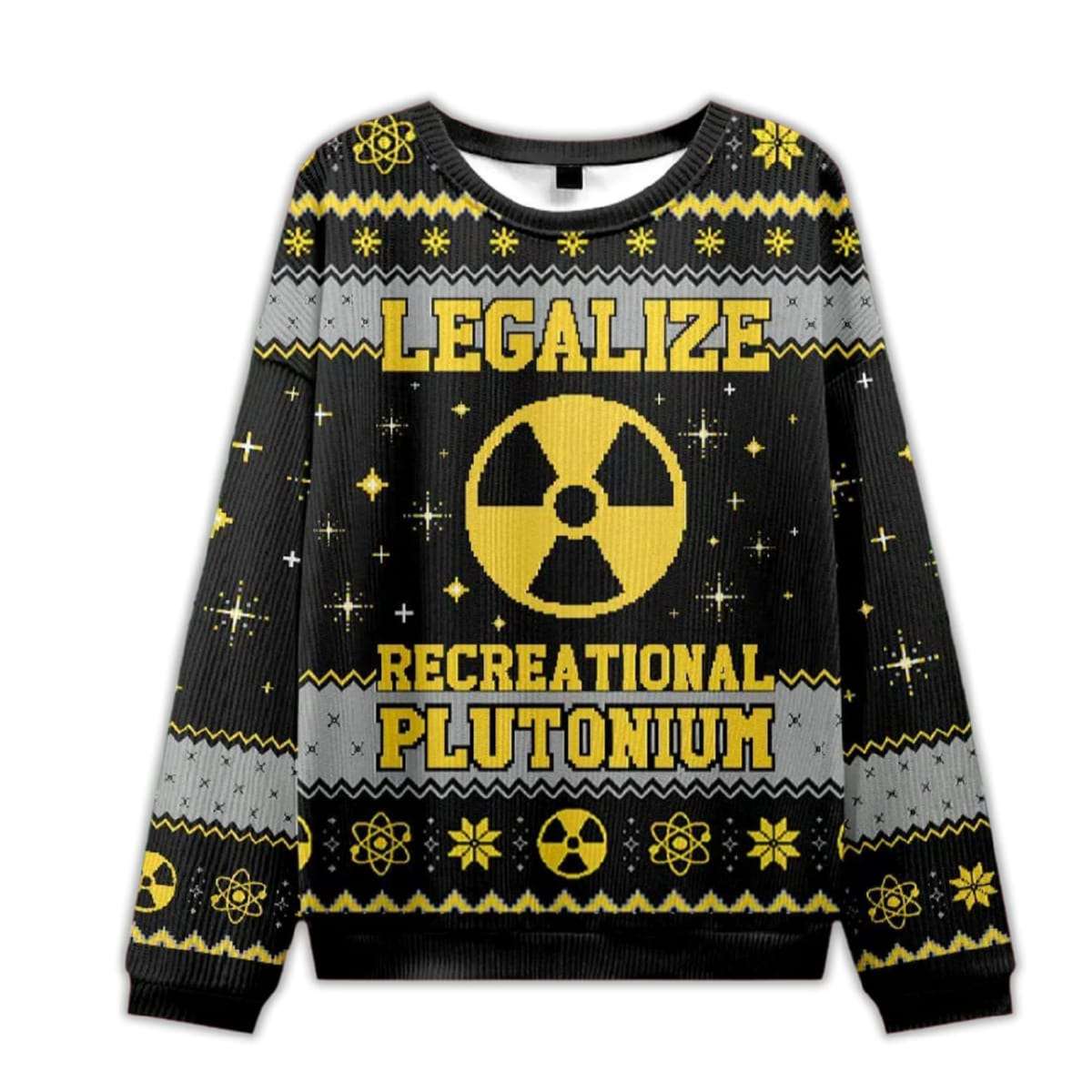 Legalize Recreational Plutonium Ugly Christmas Sweater Legalize Recreational Plutonium Ugly Christmas Sweater