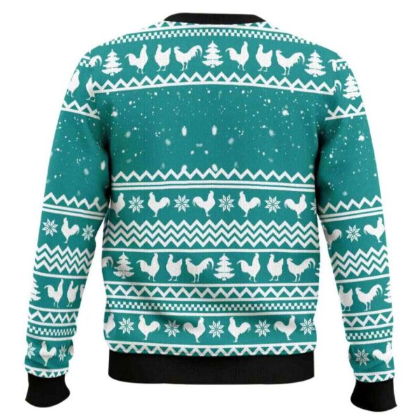 Let’s Be Honest I Was Crazy Before The Chickens Ugly Christmas Sweater