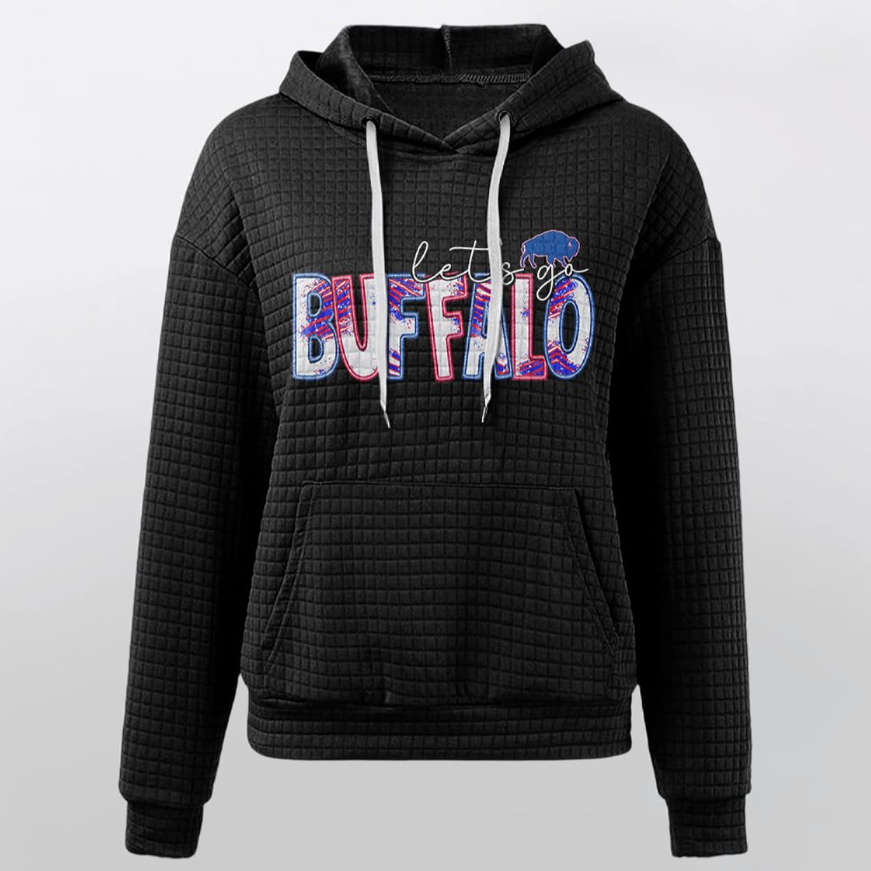 Let’s Go Buffalo Waffle Hoodie Let’s Go Buffalo Waffle Hoodie