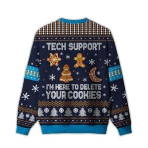 2025 Tech Support Computer Programmer Blue Ugly Christmas Sweater 1 Tech Support Computer Programmer Blue Ugly Christmas Sweater1