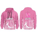 Lions 2025 Breast Cancer Awareness Zip Hoodie