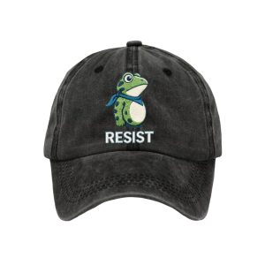Unisex Resist Frog Baseball Cap 3 Unisex Resist Frog Baseball Cap3