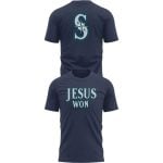 Logan Gilbert Mariners Jesus Won Shirt
