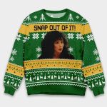 Loretta Castorini Snap Out Of It Christmas Ugly Sweater