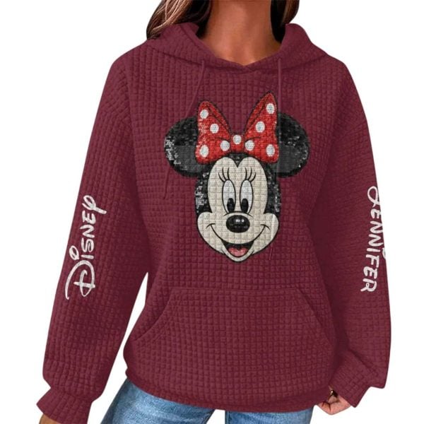Magical Time – Personalized Mouse Waffle Hoodie