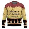 Maker’s Mark Whisky Ugly Christmas Sweater