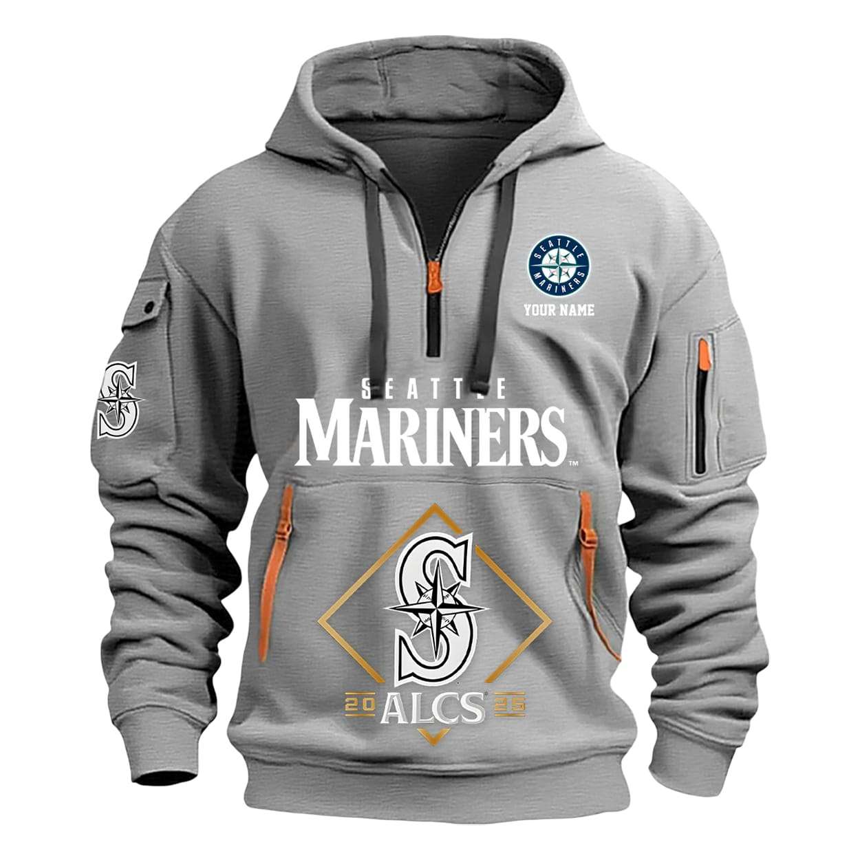 Mariners ALCS 2025 Champions Quarter Zip Hoodie Mariners ALCS 2025 Champions Quarter Zip Hoodie