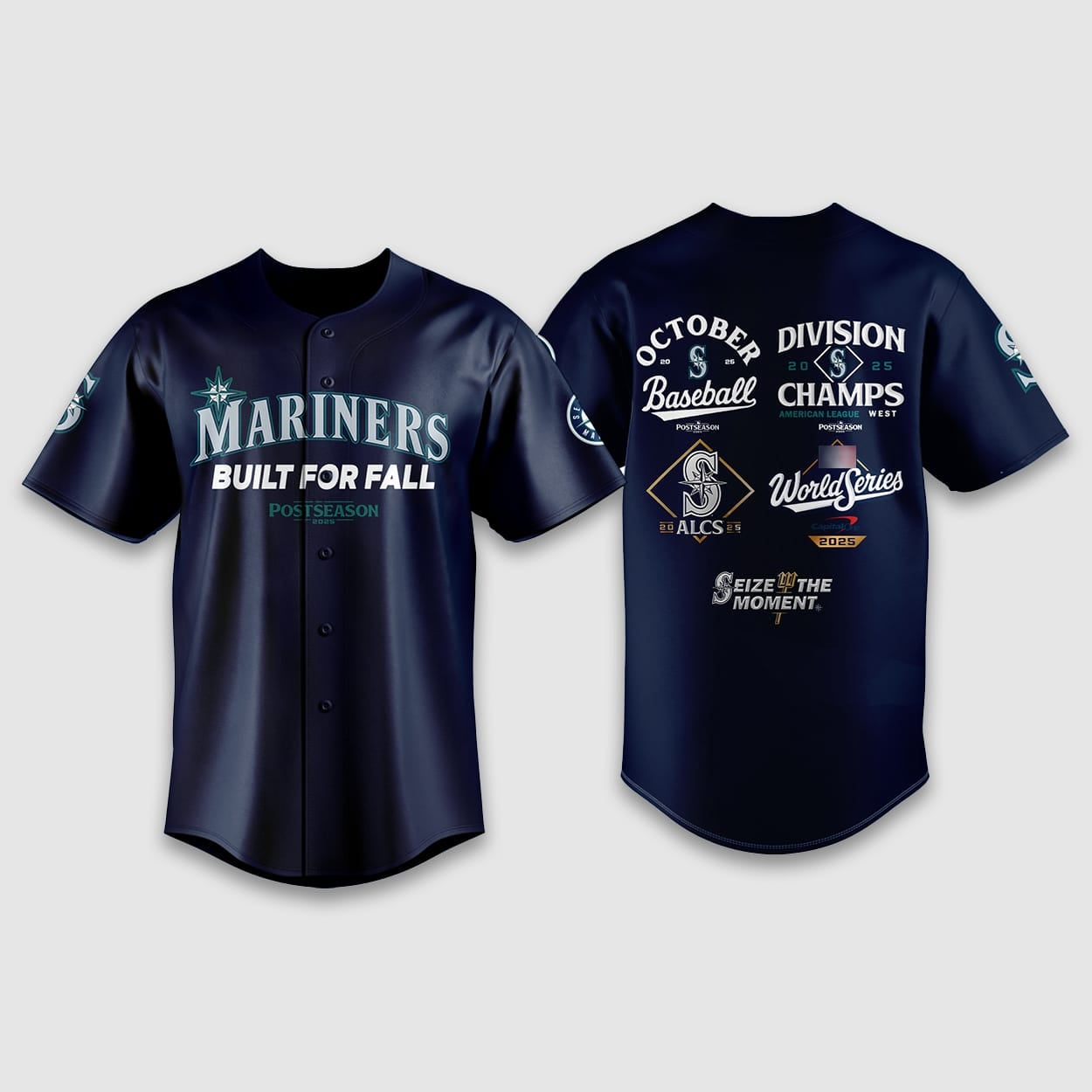 Mariners Seize The Moment World Series 2025 Baseball Jersey Mariners Seize The Moment World Series 2025 Baseball Jersey