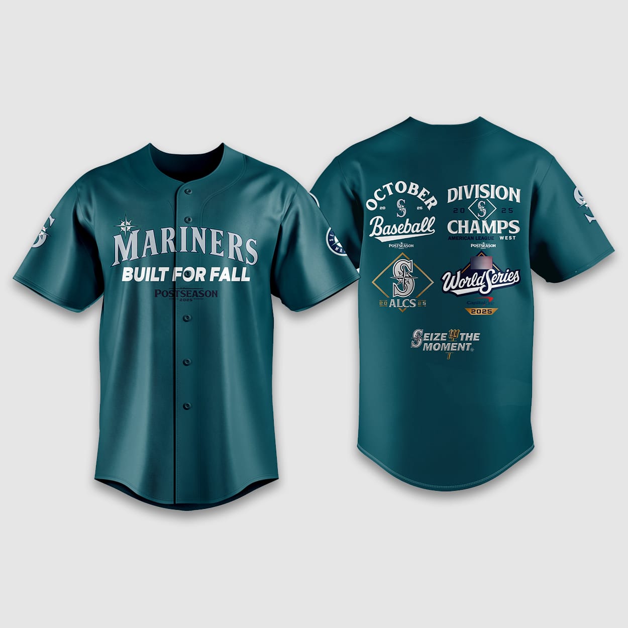 Mariners Seize The Moment World Series 2025 Baseball Jersey Mariners Seize The Moment World Series 2025 Baseball Jersey