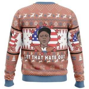 Clayton Bigsby Let That Hate Out Chappelles Show Ugly Christmas Sweater1