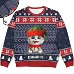 2025 Meowy Christmas Personalized Ugly Christmas Sweater