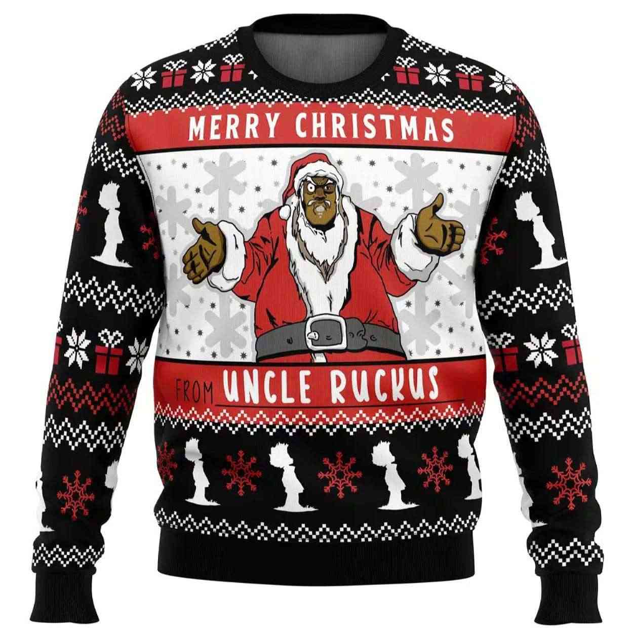 Merry Christmas From Uncle Ruckus Ugly Christmas Sweater Merry Christmas From Uncle Ruckus Ugly Christmas Sweater