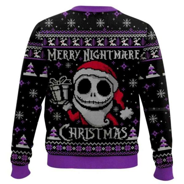 Merry Christmas Jack Skellington Ugly Christmas Sweater