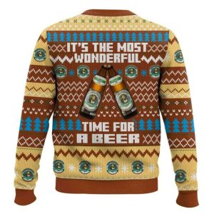 Its The Most Wonderful Time For A Augustiner Brau Ugly Christmas Sweater1