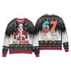 2025 Michael Myers Six Seven Christmas Ugly Sweater