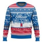 Michelob Ultra American Beer Ugly Christmas Sweater