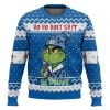 Michelob Ultra Ho Ho Holy Sh!t I’m Drunk Grnch Ugly Christmas Sweater