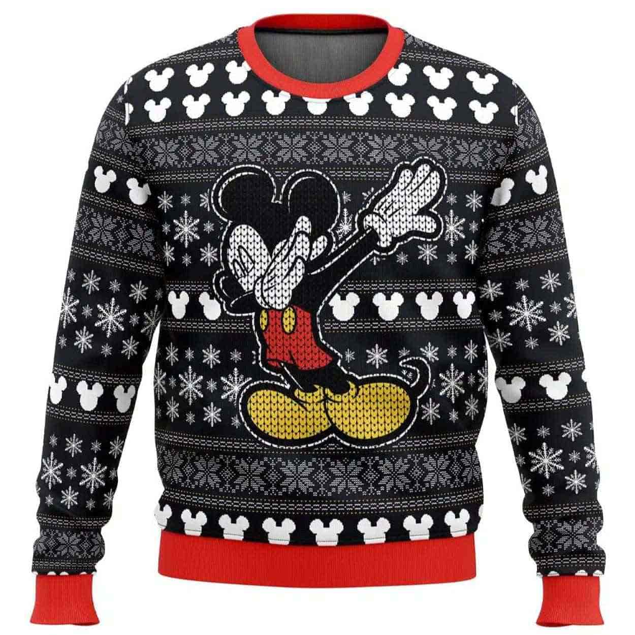 Mickey Dabbing Ugly Christmas Sweater Mickey Dabbing Ugly Christmas Sweater