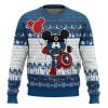 Mickey Hero Captain America Ugly Christmas Sweater