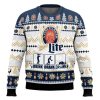 Miller Lite Drunk Ugly Christmas Sweater