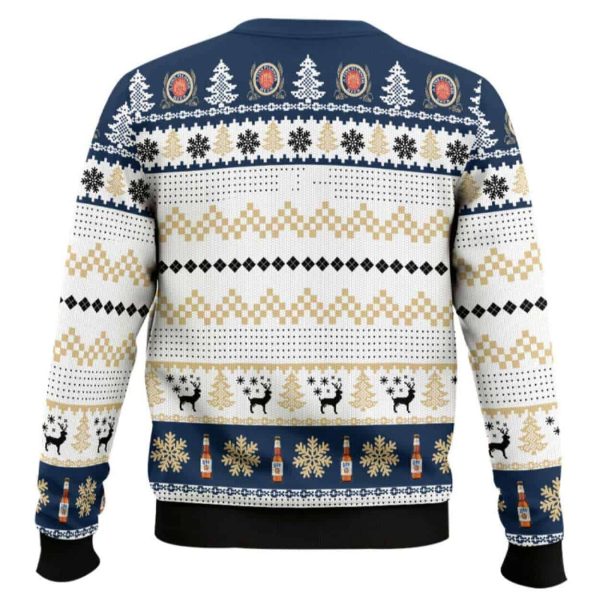Miller Lite Drunk Ugly Christmas Sweater
