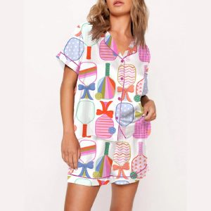 Preppy Pickle Paddle Pickleball Pajama Set