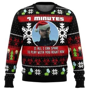 7 Minutes Albert Wesker Resident Evil Ugly Christmas Sweater