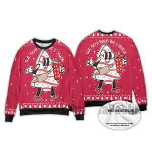 Out Here Lookin Like A Snack Ugly Christmas Sweater