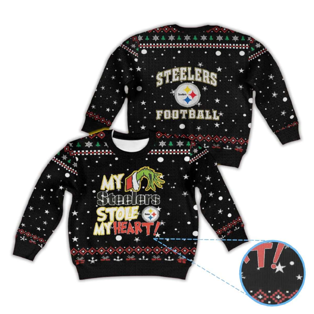 2025 My Steelers Stole My Heart Ugly Christmas Sweater 2025 My Steelers Stole My Heart Ugly Christmas Sweater