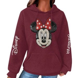 Magical Time Personalized Mouse Waffle Hoodie2