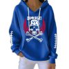 NY Giants Damn Right Pit Striped Hoodie