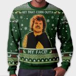 Nacho Libre Get That Corn Out Of My Face Ugly Christmas Sweater
