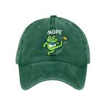 Nope Resist Frog Baseball Cap