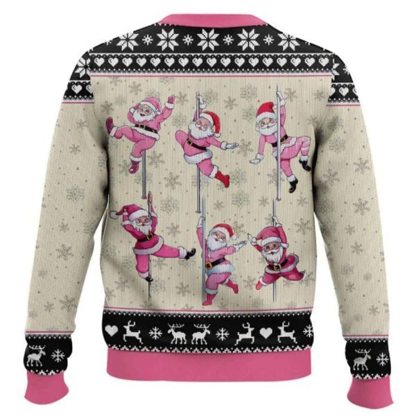 North Pole Dancer Santa Funny Ugly Christmas Sweater