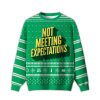 2025 Not Meeting Expectations Ugly Chirstmas Sweater