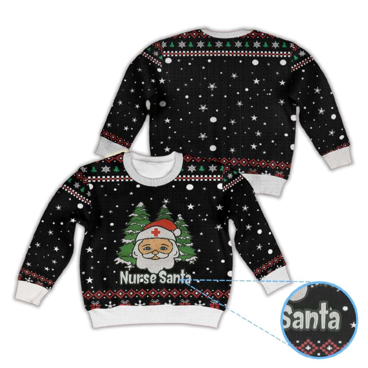 2025 Nurse Santa Ugly Christmas Sweater 2025 Nurse Santa Ugly Christmas Sweater