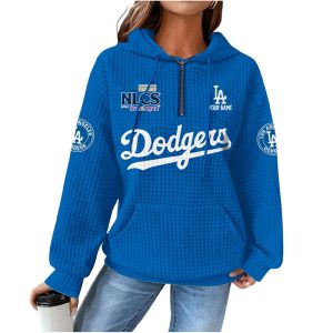 2025 Dodgers NLCS Waffle Hoodie