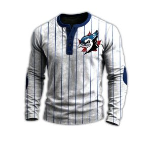 Men’s Toronto Baseball Print Henley Top