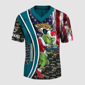 2025 Jaguars Merry Grinchmas American Flag Jersey1
