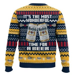 Its The Most Wonderful Time For A Modelo Ugly Christmas Sweater1