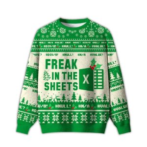 2025 Freak in the Sheets Ugly Christmas Sweater