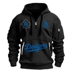 Dodgers 2025 NLCS Quarter Zip Hoodie 1 Dodgers 2025 NLCS Quarter Zip Hoodie